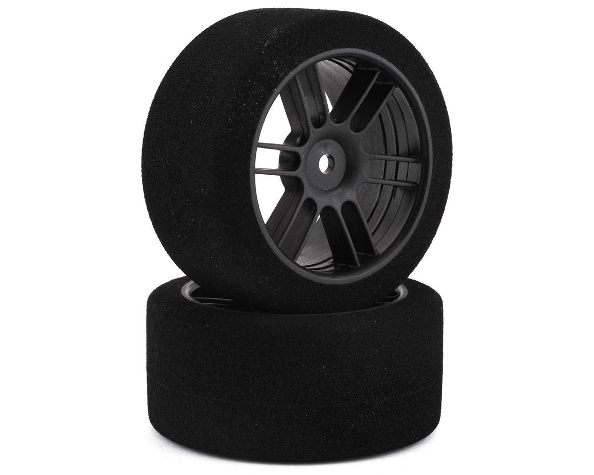 BSR Racing 30mm Nitro Touring Rear Foam Tires (Black) (2) (30 Shore) - BOBBYRC