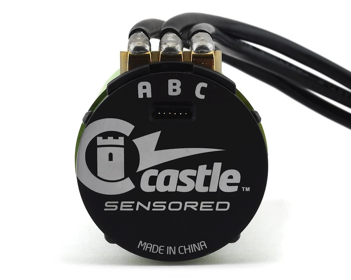 Castle Creations 1717 Sensored 4 - Pole Brushless Motor (1650Kv) - BOBBYRC