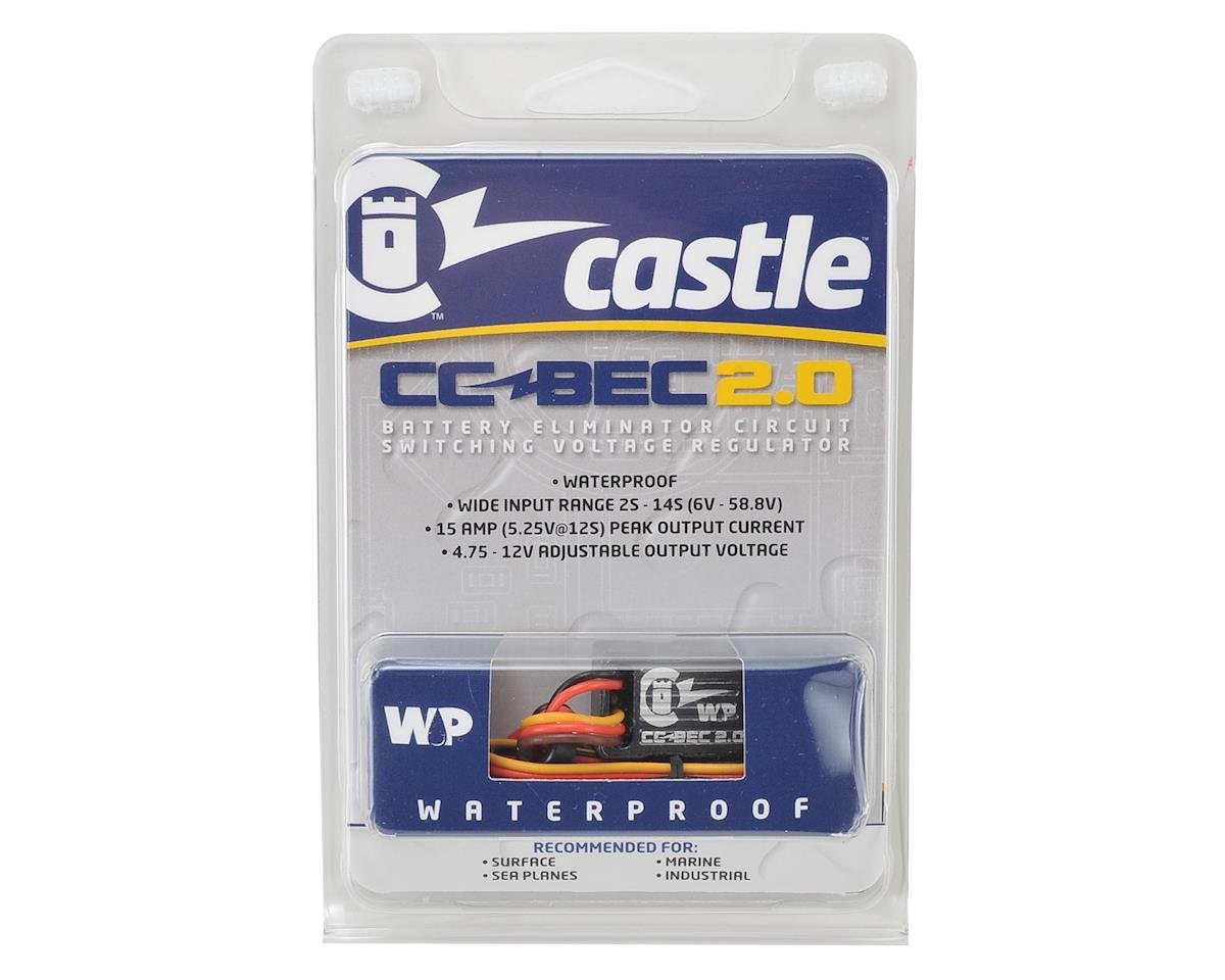Castle Creations BEC 2.0 Waterproof BEC Voltage Regulator (15 Amp) - BOBBYRC