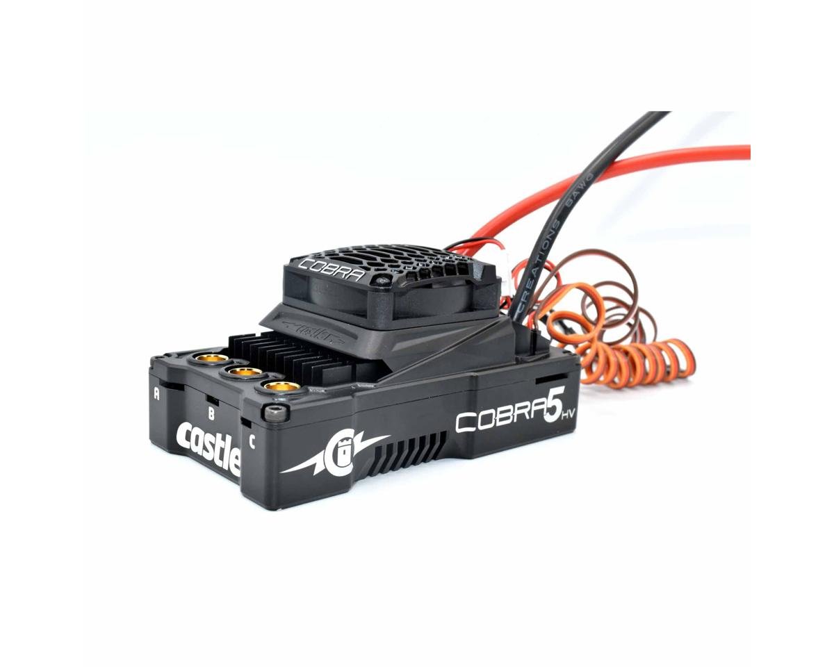 Castle Creations Cobra 5 HV 12S 1/5 Sensored Brushless ESC - BOBBYRC