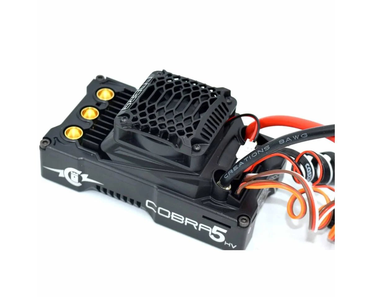 Castle Creations Cobra 5 HV 12S 1/5 Sensored Brushless ESC - BOBBYRC
