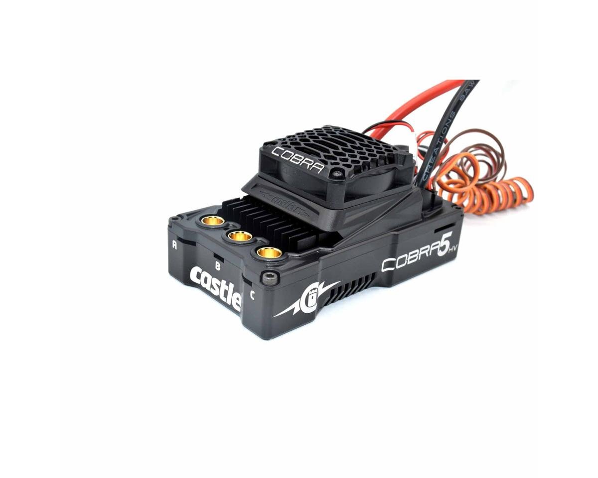 Castle Creations Cobra 5 HV 12S 1/5 Sensored Brushless ESC - BOBBYRC