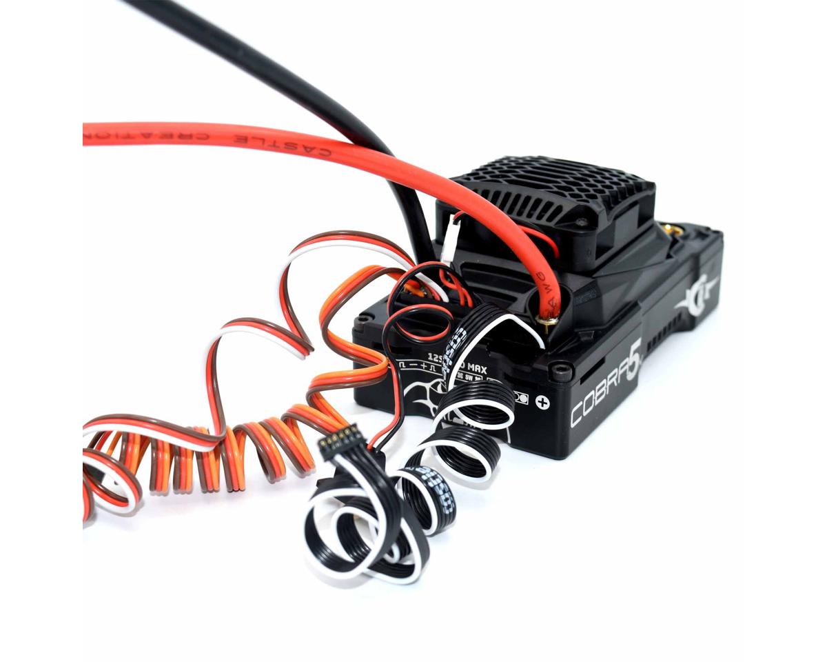 Castle Creations Cobra 5 HV 12S 1/5 Sensored Brushless ESC - BOBBYRC