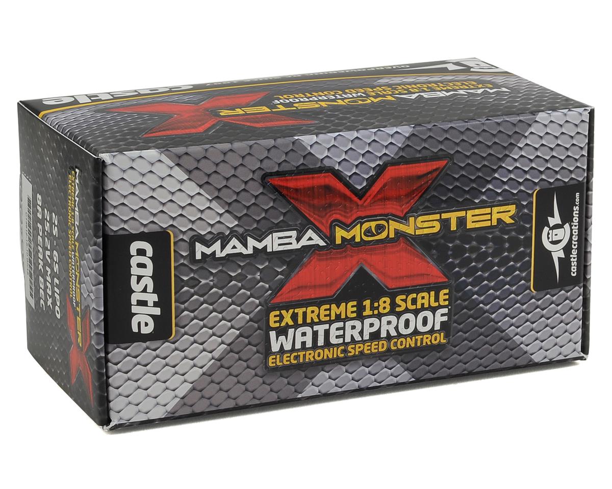Castle Creations Mamba Monster X Waterproof 1/8 Scale Brushless ESC - BOBBYRC