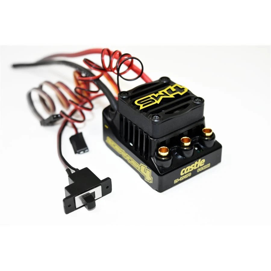 Castle Creations Sidewinder SW4 Waterproof 1/10 ESC/Motor Combo w/1406 (5700kV) Basher Edition - BOBBYRC