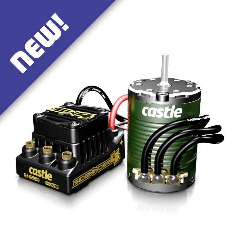 Castle Creations Sidewinder SW4 Waterproof 1/10 ESC/Motor Combo w/1406 (5700kV) Basher Edition - BOBBYRC