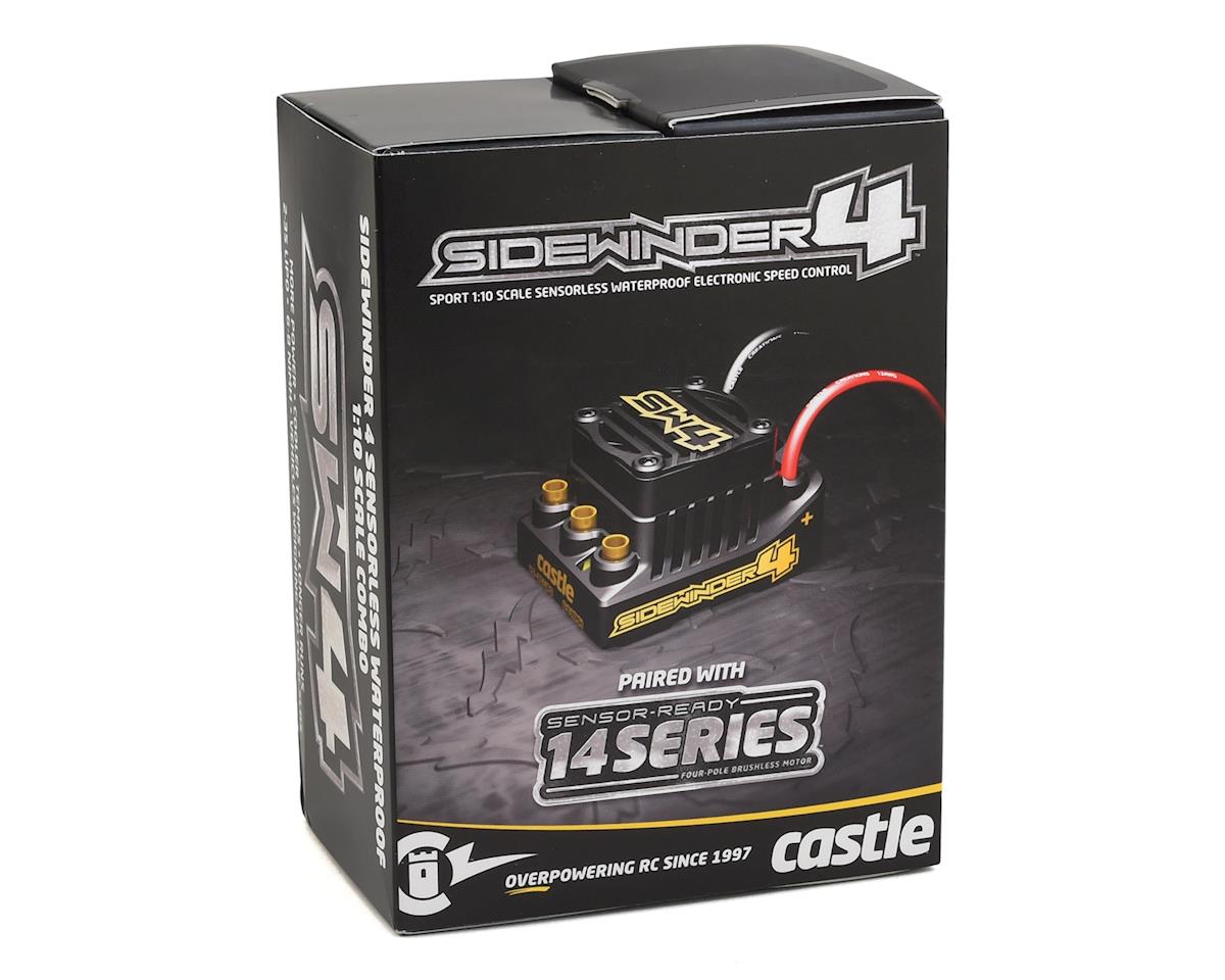 Castle Creations Sidewinder SW4 Waterproof 1/10 ESC/Motor Combo w/1406 (5700kV) Basher Edition - BOBBYRC