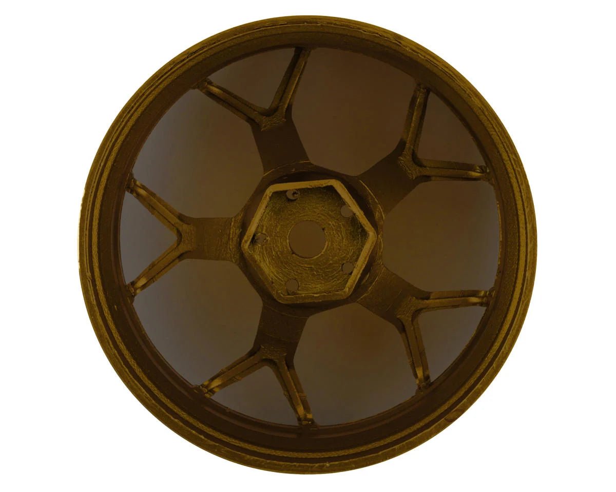 DS Racing (Bronze) (2) (6mm Offset) w/12mm Hex Feathery Split Spoke Drift Wheels - BOBBYRC