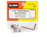 DuBro 1/16" Dura-Collar(4) For RC Plane Trucks