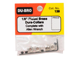 DuBro 1/8" Dura-Collar(4) For RC Plane Trucks