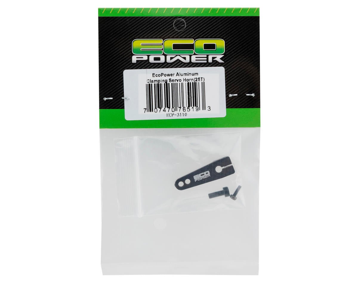 EcoPower Aluminum Clamping Servo Horn (25T) - BOBBYRC