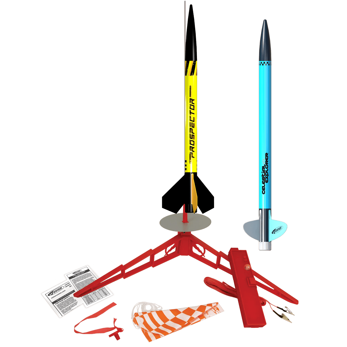 Estes Pathfinder Rocket Launch Pack Set (Ventur A.J & Prospector D23) - BOBBYRC