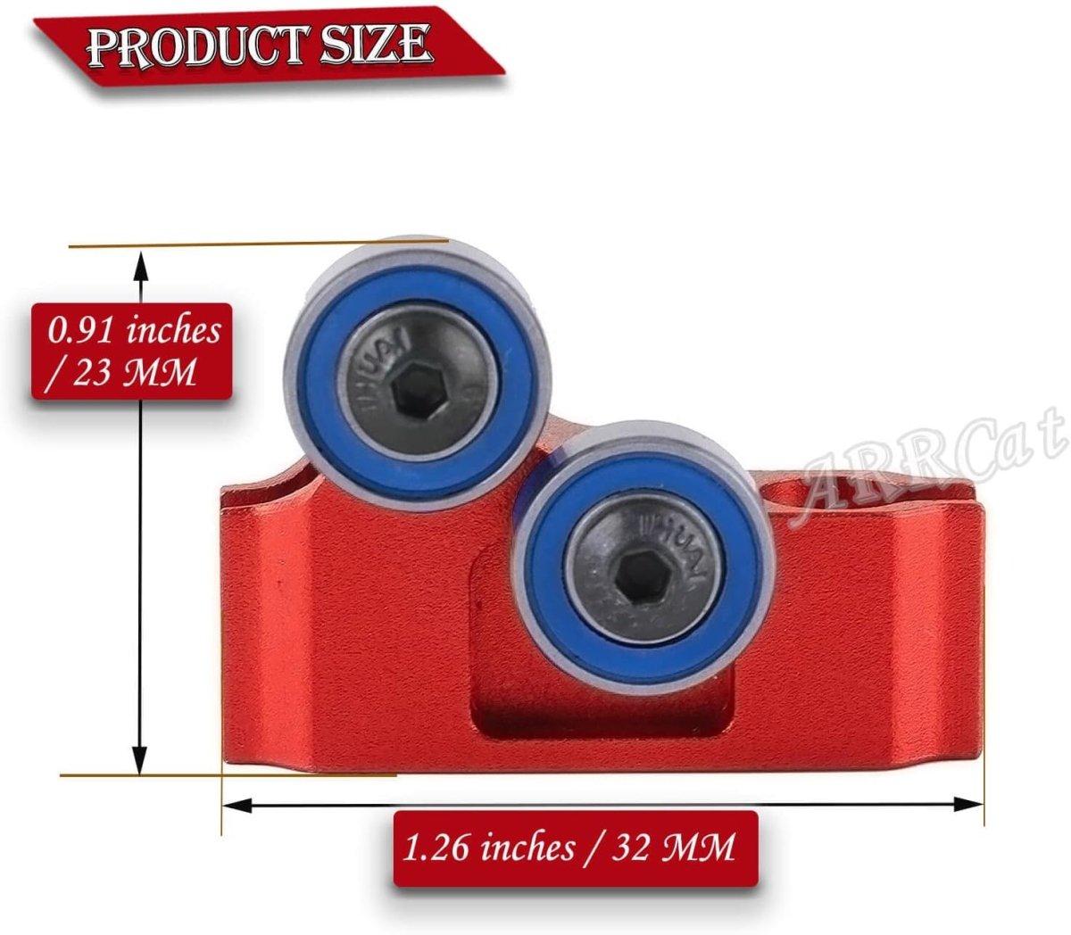 Felony/Limitless/Infraction V2 Aluminum Center Drive shaft High Speed Support - BOBBYRC