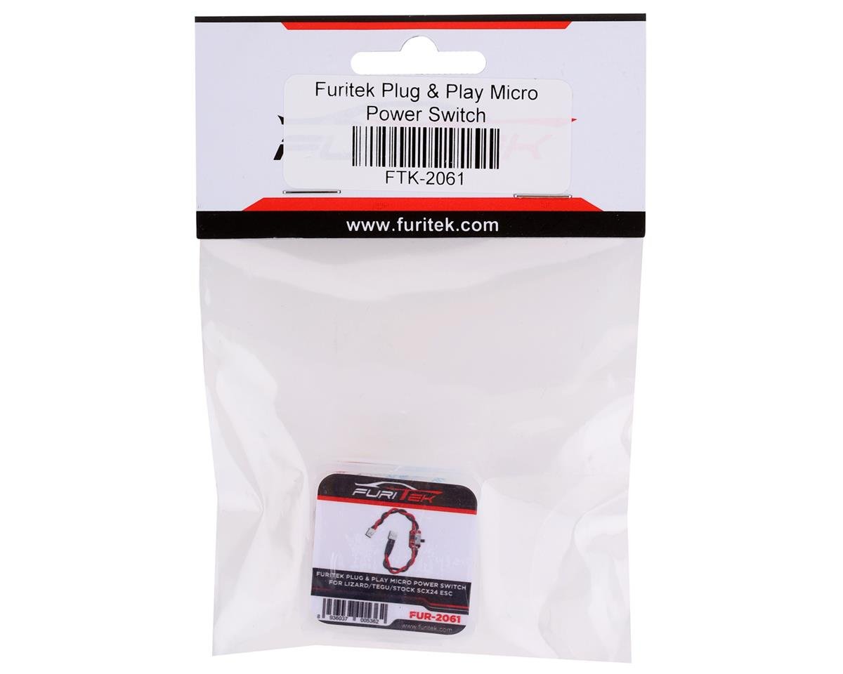 Furitek Plug & Play Micro Power Switch: Lizard/Tegu/Stock SCX24 ESC