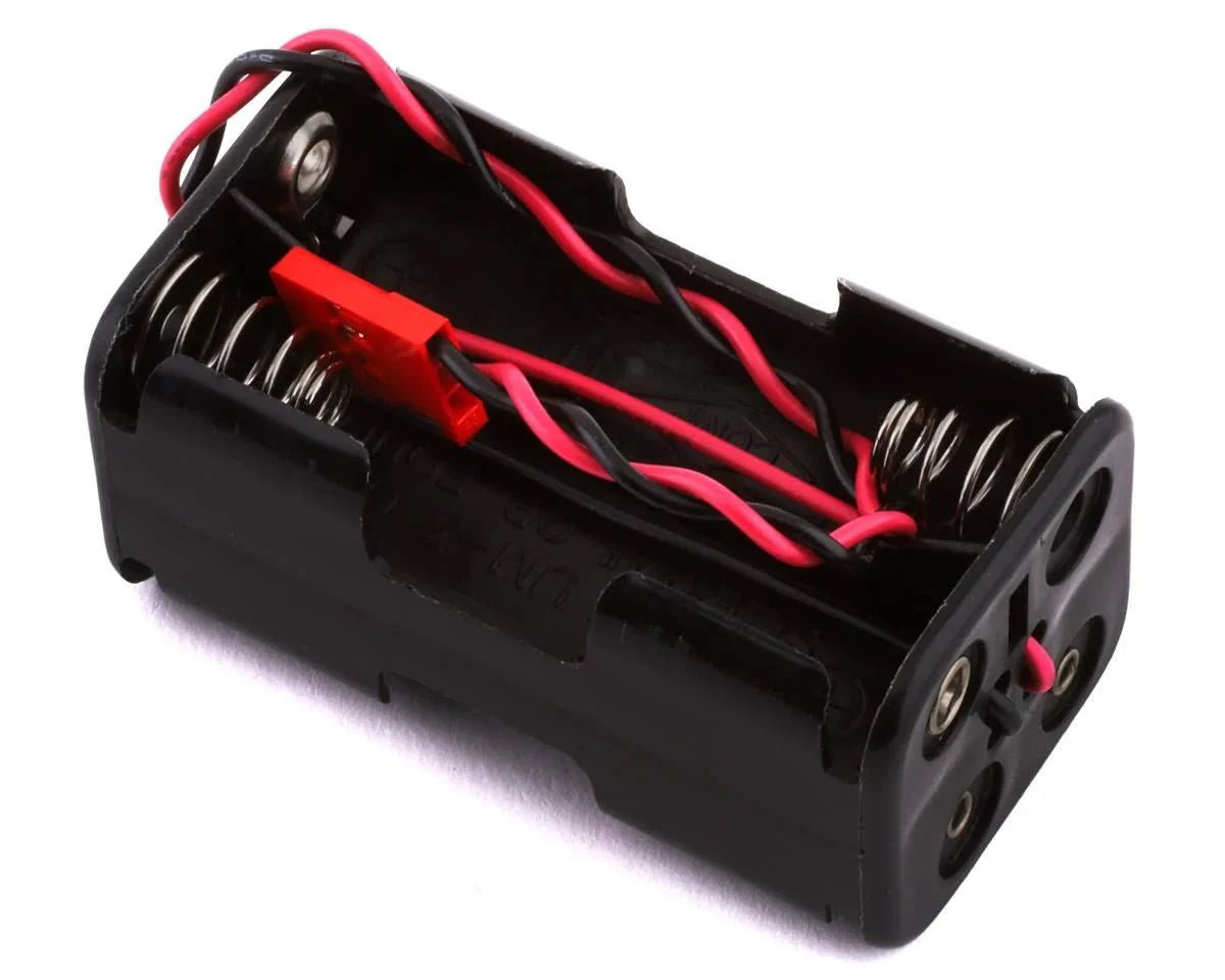 Futaba Dry Rx 4 AA Batt Case W/J Connector - BOBBYRC