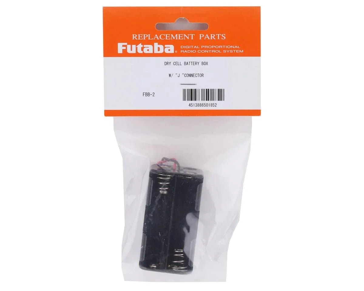 Futaba Dry Rx 4 AA Batt Case W/J Connector - BOBBYRC