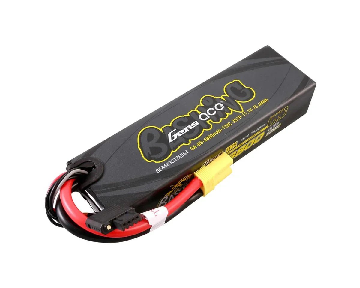 Gens Ace G - Tech Smart 3S Bashing Series Hardcase LiPo Battery 120C (11.1V/6800mAh) w/EC5 Connector - BOBBYRC