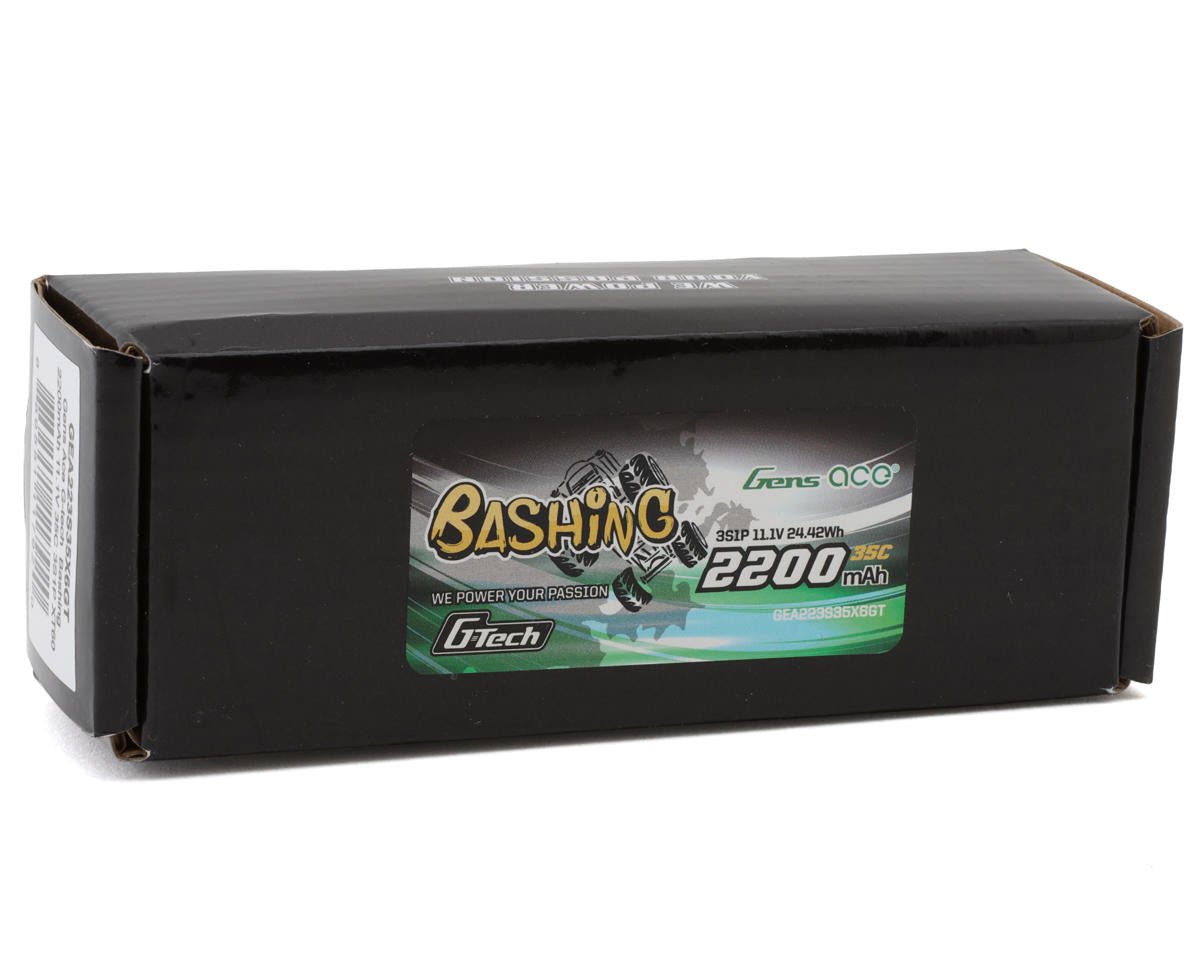 Gens Ace G - Tech Smart 3S Lipo Battery 35C (11.1V/2200mAh) w/XT60 - BOBBYRC