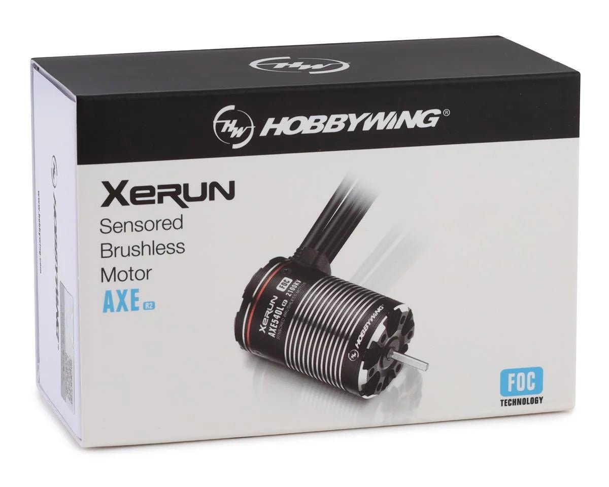 Hobbywing AXE 540L FOC R2 1400KV Sensored Brushless Crawler Motor - BOBBYRC