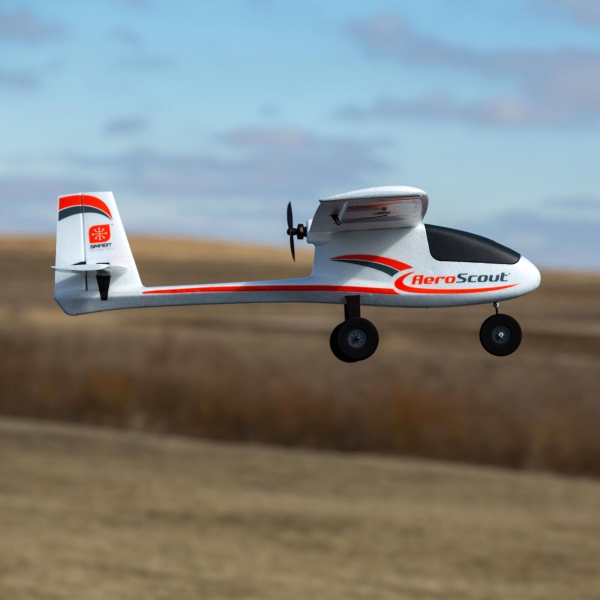 HobbyZone AeroScout S 2 1.1m RTF Trainer Electric Airplane (1095mm) w/SAFE & DXS Transmitter - BOBBYRC