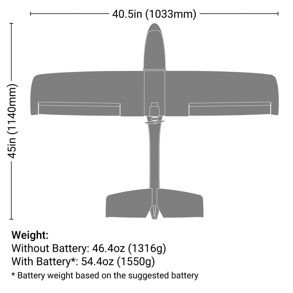 HobbyZone AeroScout S 2 1.1m RTF Trainer Electric Airplane (1095mm) w/SAFE & DXS Transmitter - BOBBYRC