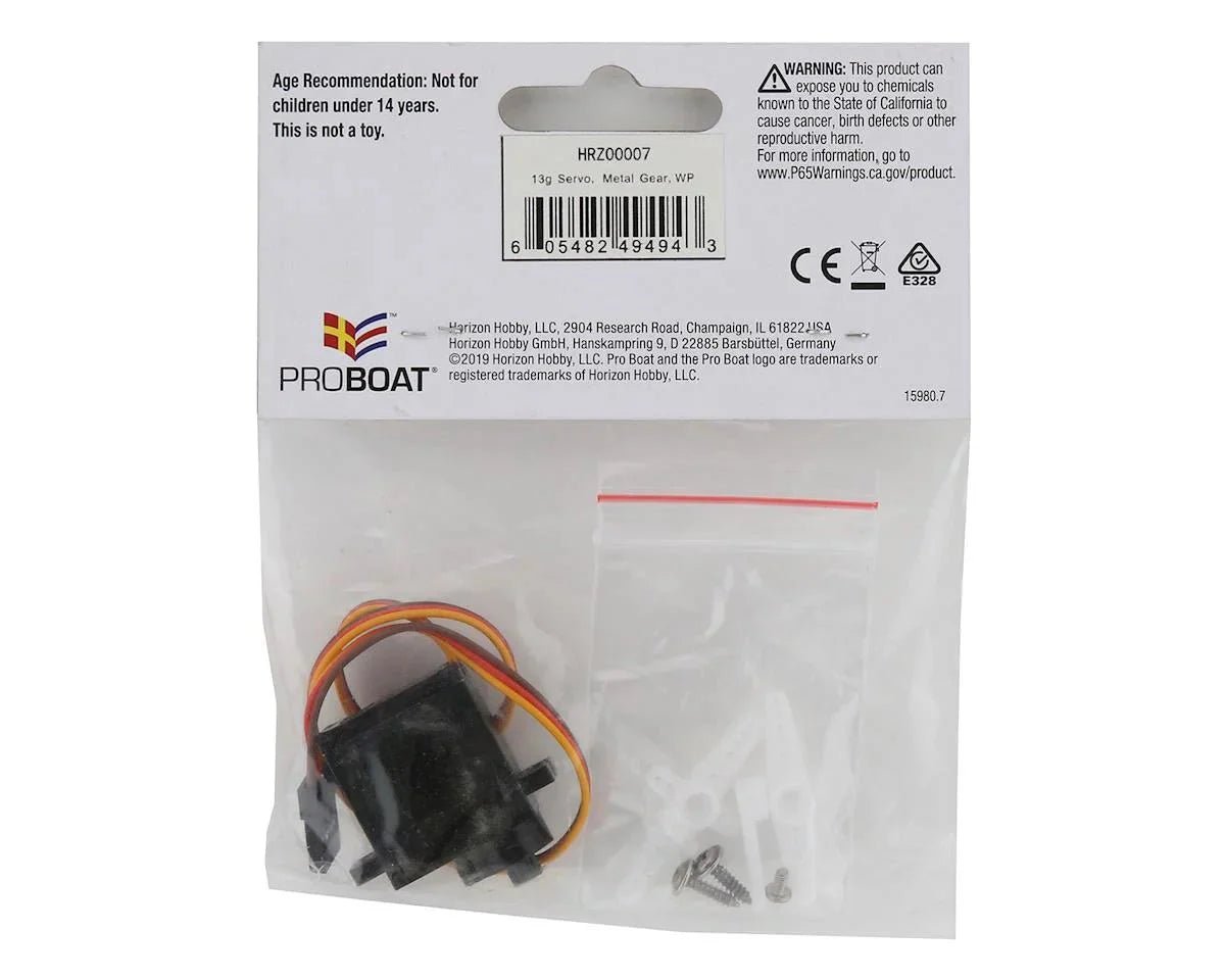 Horizon 13g Waterproof Metal Gear Servo - BOBBYRC