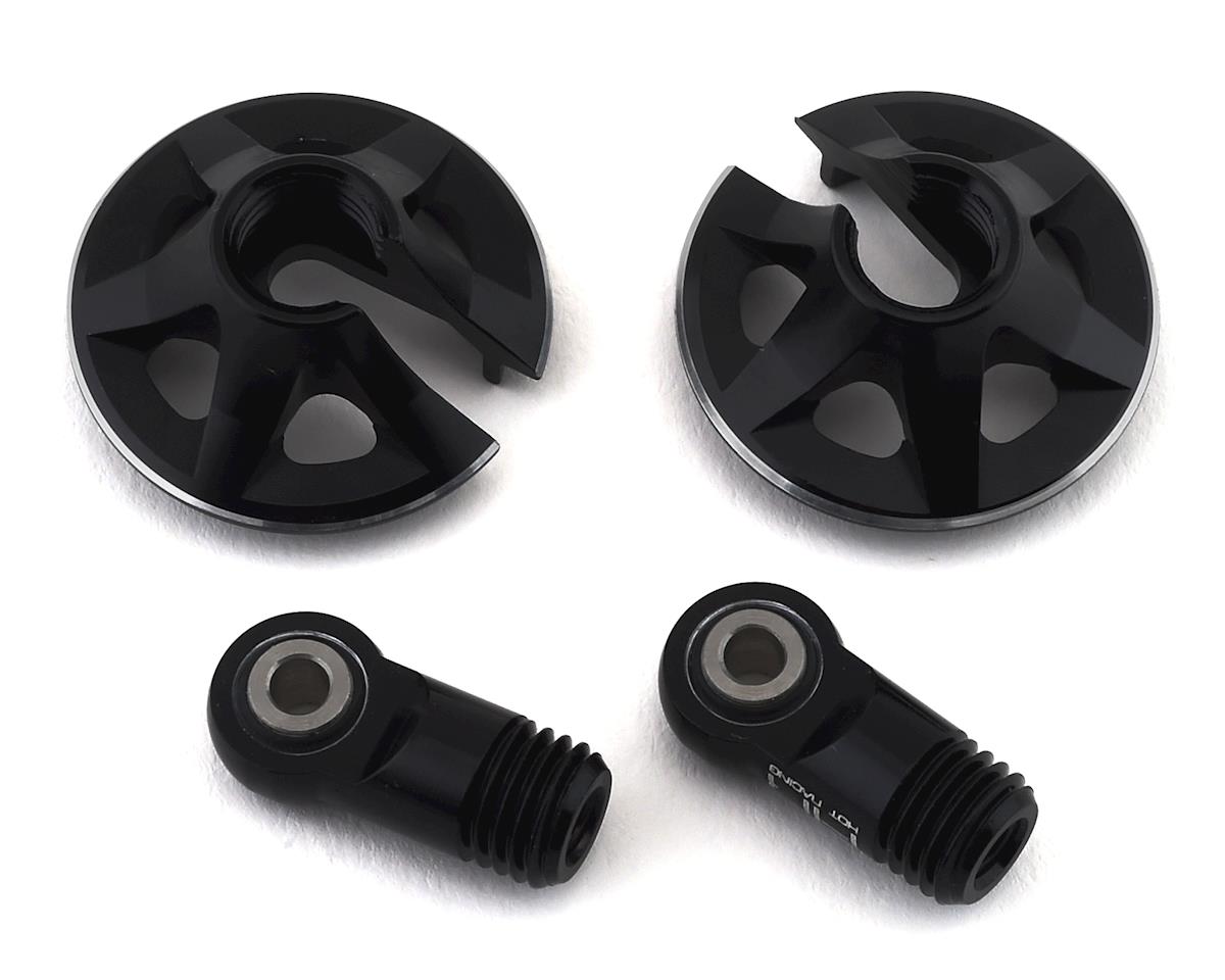 Hot Racing Arrma 6S Locking Aluminum Shock End (Black) - BOBBYRC