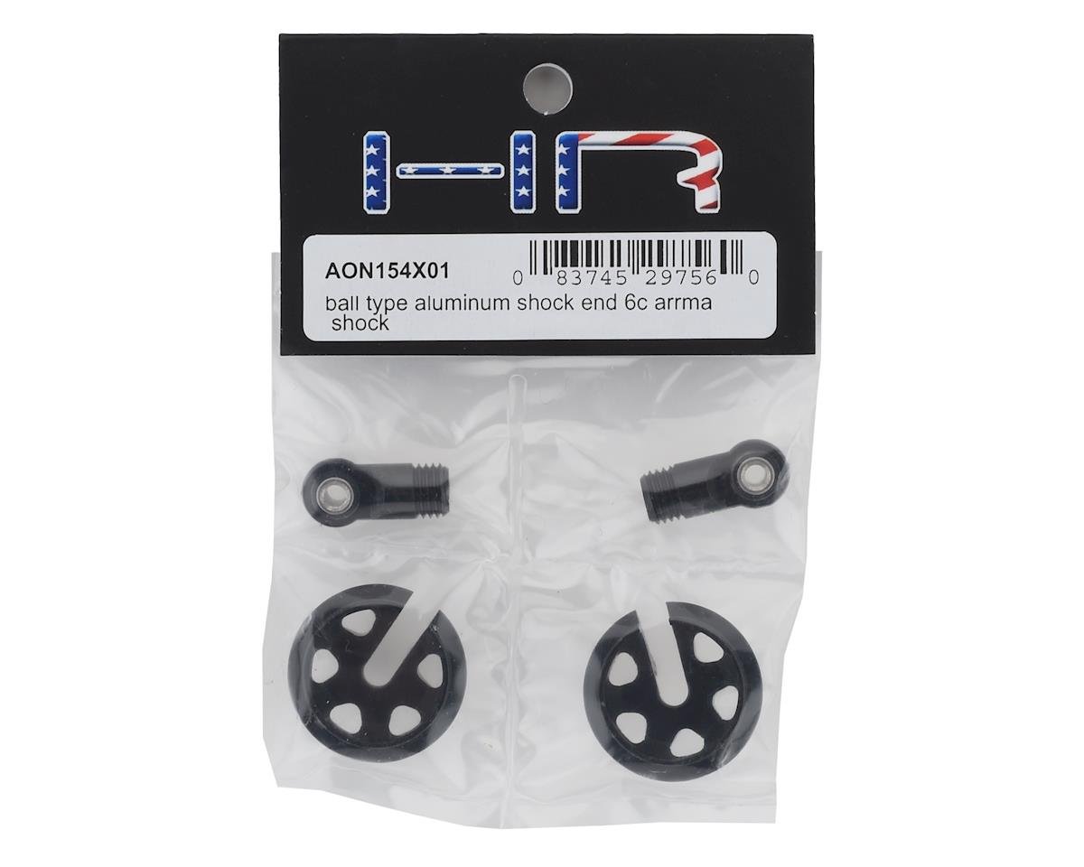 Hot Racing Arrma 6S Locking Aluminum Shock End (Black) - BOBBYRC