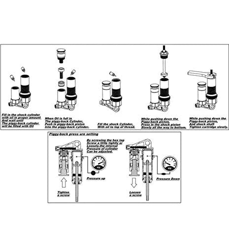 Hot Racing XMX156R01 Aluminum Reservoir Shock Upgrade Kit (2) Traxxas X Maxx - BOBBYRC