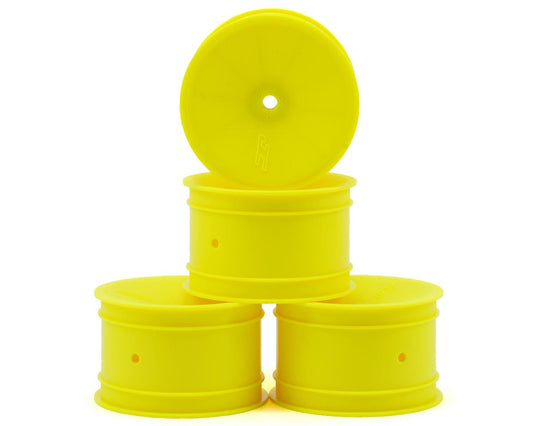 JConcepts 12mm Hex Mono 2.2 Rear Wheels (Yellow) (4) (B7/B6/B74/RB6) - BOBBYRC