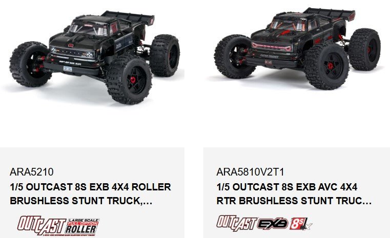 Kraton 8S EXB,Outcast 8S,Kraton 8S Gearbox Case Set, Bulkhead Front & Rear for Arrma 1/5 ARA5208 AR110002 ARA5810 - BOBBYRC