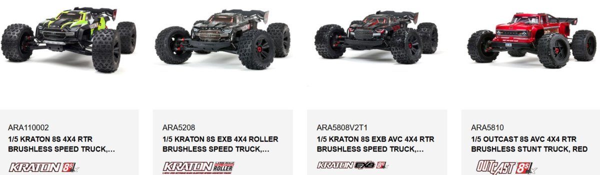 Kraton 8S EXB,Outcast 8S,Kraton 8S Gearbox Case Set, Bulkhead Front & Rear for Arrma 1/5 ARA5208 AR110002 ARA5810 - BOBBYRC