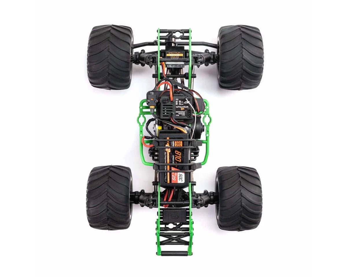 Losi 1/18 Mini LMT 4X4 Brushed RTR Monster Truck (Grave Digger) w/SLT2 2.4GHz Radio, Battery & Charger - BOBBYRC