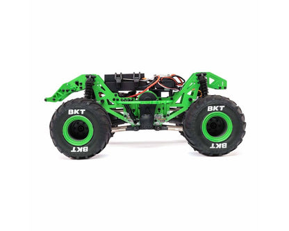 Losi 1/18 Mini LMT 4X4 Brushed RTR Monster Truck (Grave Digger) w/SLT2 2.4GHz Radio, Battery & Charger - BOBBYRC