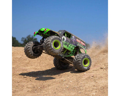 Losi 1/18 Mini LMT 4X4 Brushed RTR Monster Truck (Grave Digger) w/SLT2 2.4GHz Radio, Battery & Charger - BOBBYRC