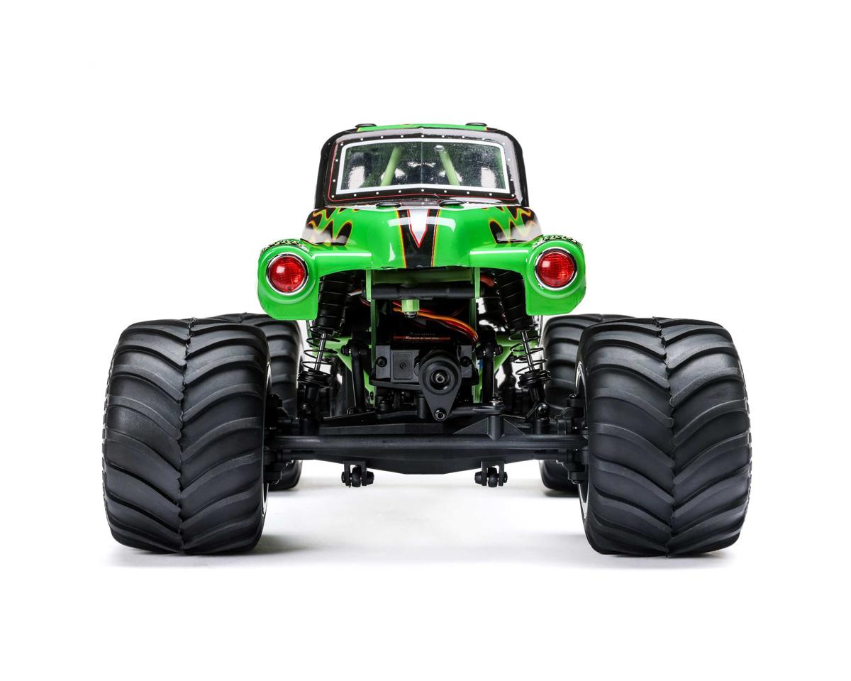 Losi 1/18 Mini LMT 4X4 Brushed RTR Monster Truck (Grave Digger) w/SLT2 2.4GHz Radio, Battery & Charger - BOBBYRC