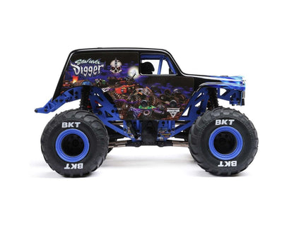 Losi 1/18 Mini LMT 4X4 Brushed RTR Monster Truck (Son - Uva Digger) w/SLT2 2.4GHz Radio, Battery & Charger - BOBBYRC