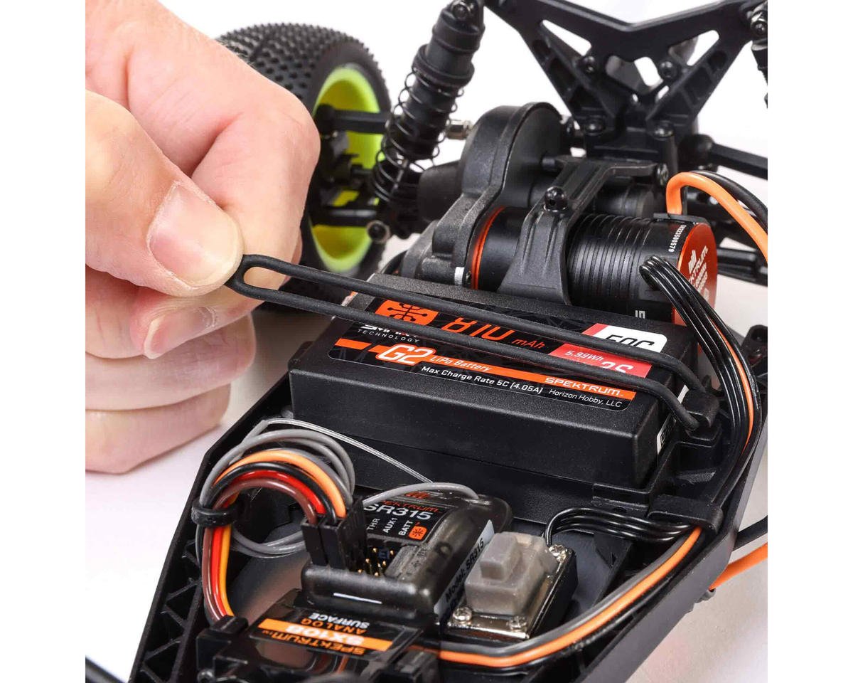 Losi Mini - B 1/16 RTR Brushless 2WD Buggy (Blue) w/2.4GHz Radio, Battery & Charger - BOBBYRC