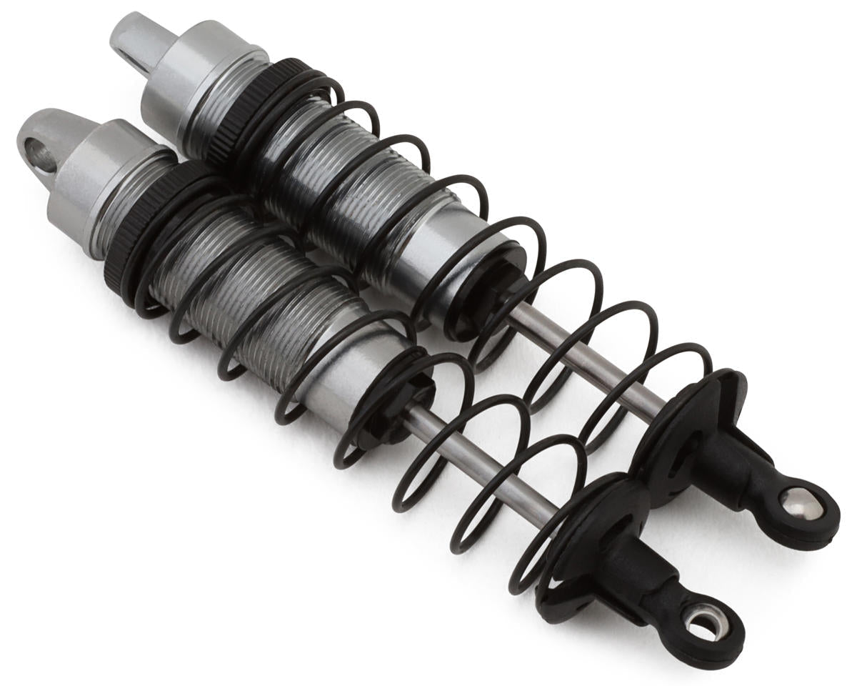 Losi Mini-T 2.0 Aluminum Rear Shock Assembly (Silver) (2) - BOBBYRC