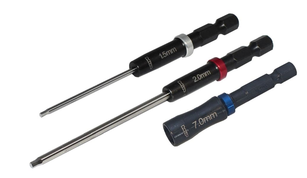 MIP Gen 2 Speed Tip Hex/Nut Driver Power Tool Set (Metric) (1.5, 2.0 & 7.0mm) - BOBBYRC
