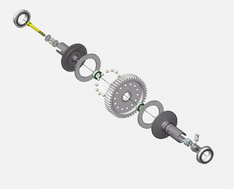 MIP Super 16210 Ball Differential Tamiya Blackfoot/ Monster Beetle - BOBBYRC