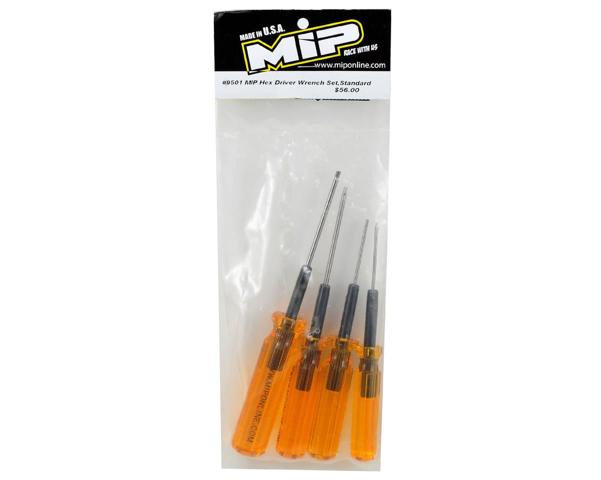 MIP Thorp Standard SAE Hex Driver Wrench Set (4) (.050, 1/16, 5/64, 3/32) - BOBBYRC