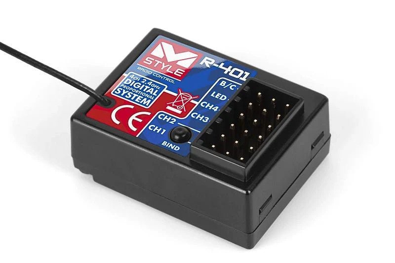 Mstyle R/C 542409 Set - Radioset, Servo, Battery and Charger - BOBBYRC
