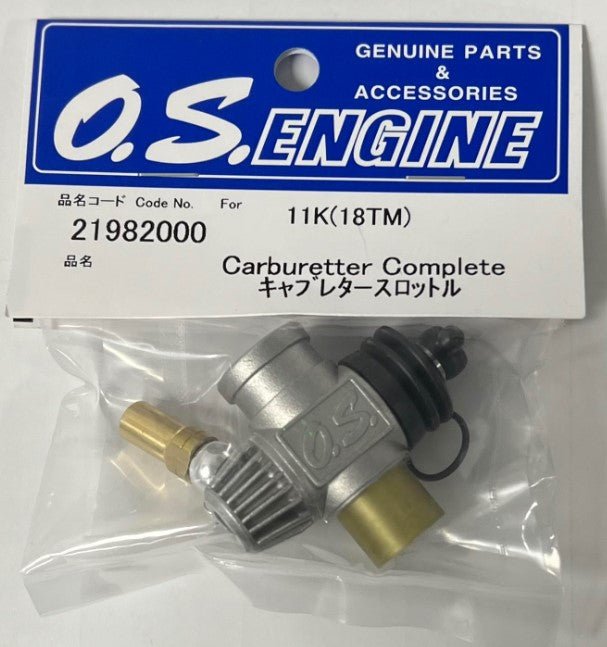 O.S. 21982000 Carburetor Carb 11K 11K Slide .18 TZ TM 18TZ / 18TM / 21TM .21 - BOBBYRC