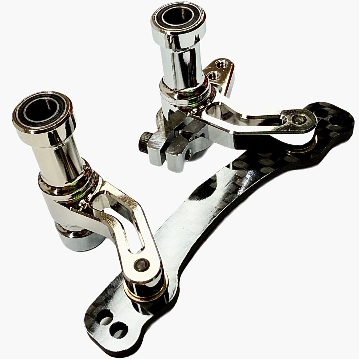 Perfect Pass 7075 Aluminum & Carbon Fiber Steering Assembly for Arrma 6S / 1/7 (Kraton, Limitless, Infraction) - BOBBYRC