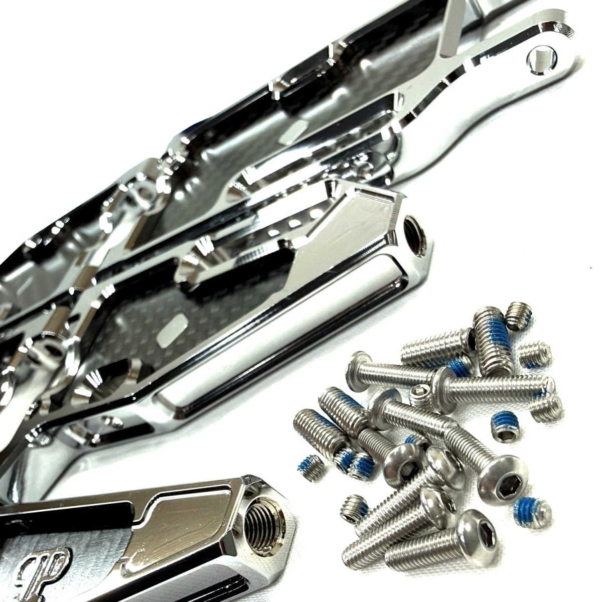 Perfect Pass Carbon Fiber Reinforced 7075 Aluminum A-Arm Suspension Kit For Arrma Limitless / Infraction / Felony / Typhon 6s - BOBBYRC