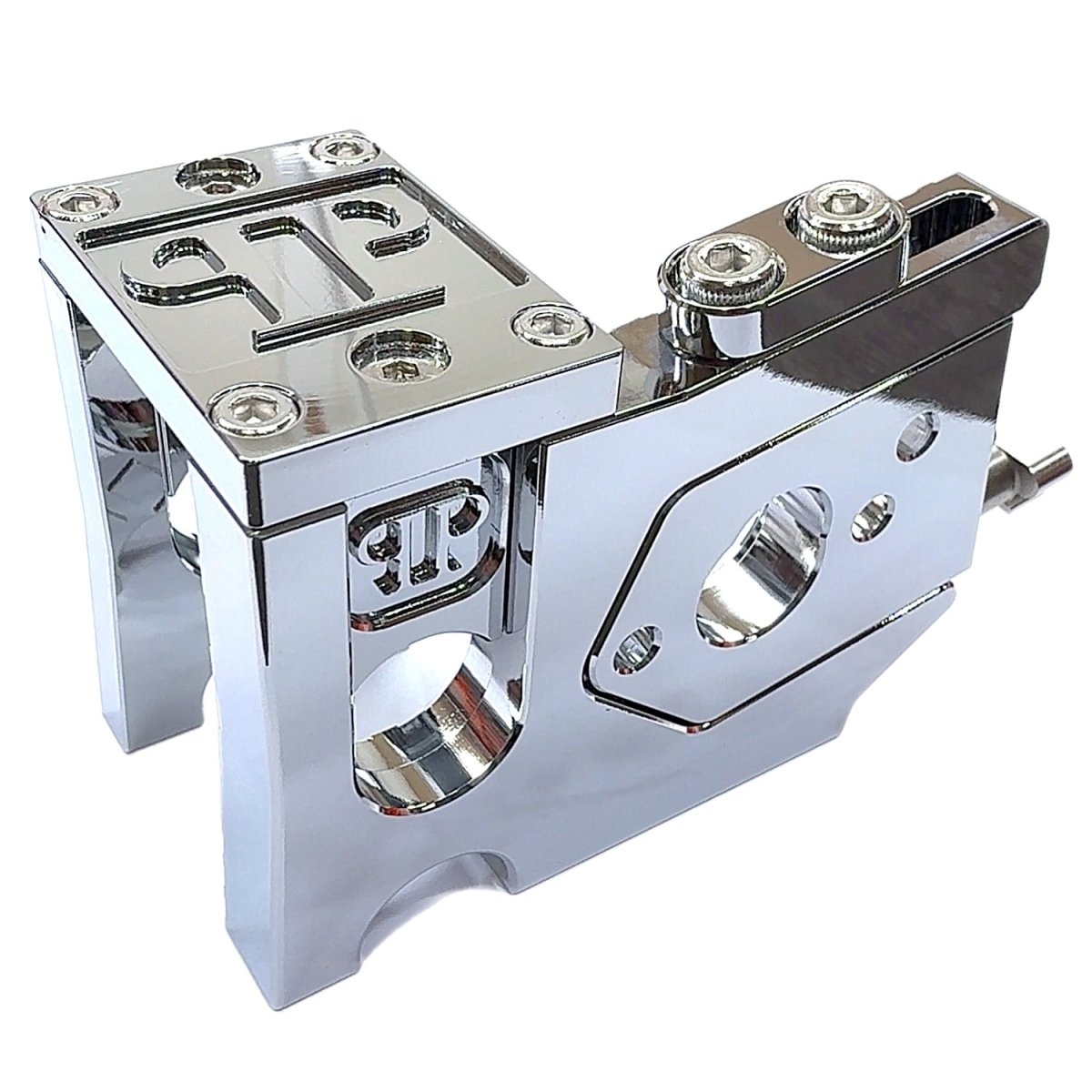 Perfect Pass (Chrome) Aluminum Adjustable Motor Mount For ARRMA 6S / 1/7 Scale (Limitless, Infraction, Felony - BOBBYRC