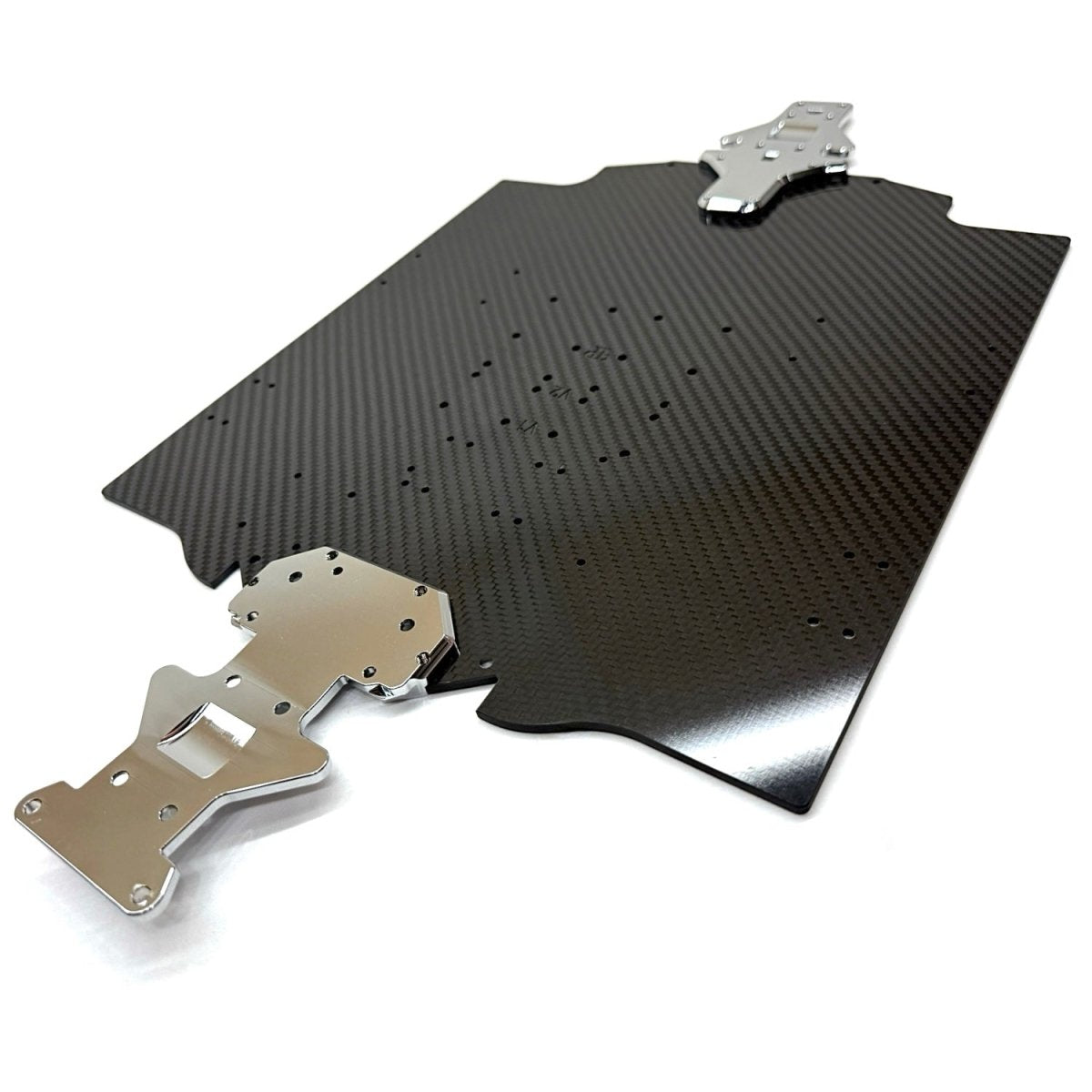 Perfect Pass MATTE 7075 Aluminum Reinforced Carbon Fiber GT Chassis For 1/7 Arrma - BOBBYRC