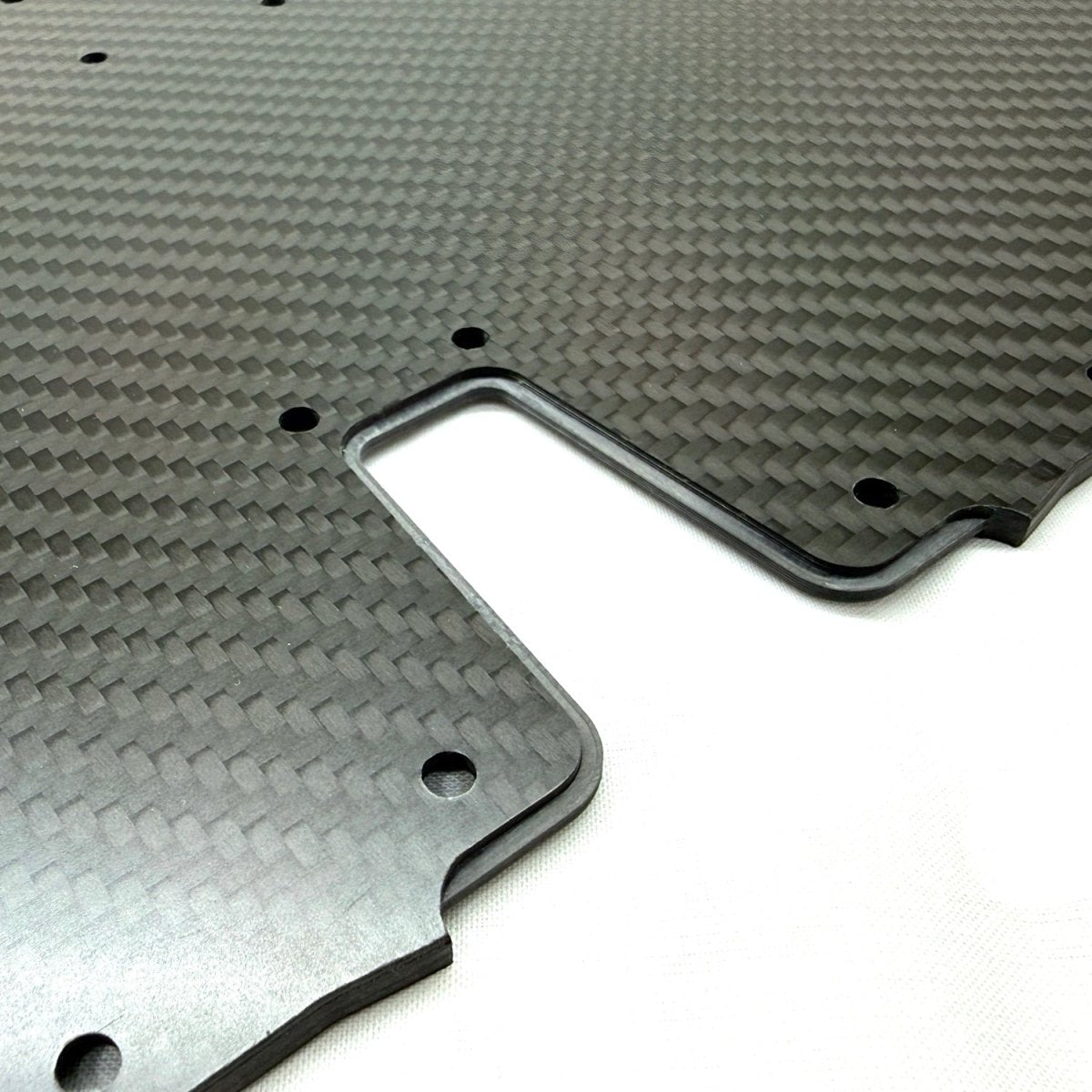 Perfect Pass MATTE 7075 Aluminum Reinforced Carbon Fiber GT Chassis For 1/7 Arrma - BOBBYRC