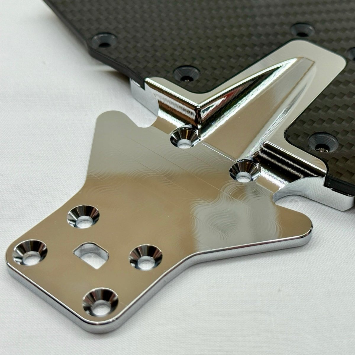 Perfect Pass MATTE 7075 Aluminum Reinforced Carbon Fiber GT Chassis For 1/7 Arrma - BOBBYRC